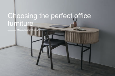 Home office comfort: Choose the perfect desk and chair furniture