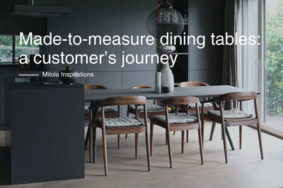 From Vision to Reality: Made-to-Measure Dining Tables and Chairs