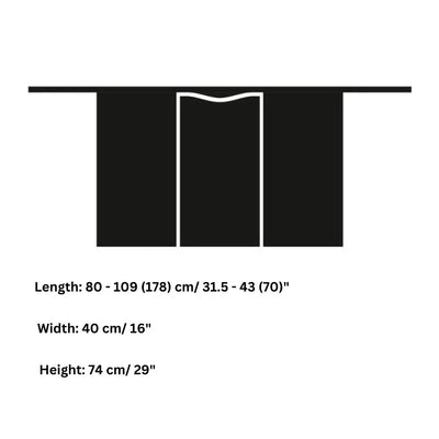 Skovby #101 Extendable Dining Table Dimensions - Skovby | Milola