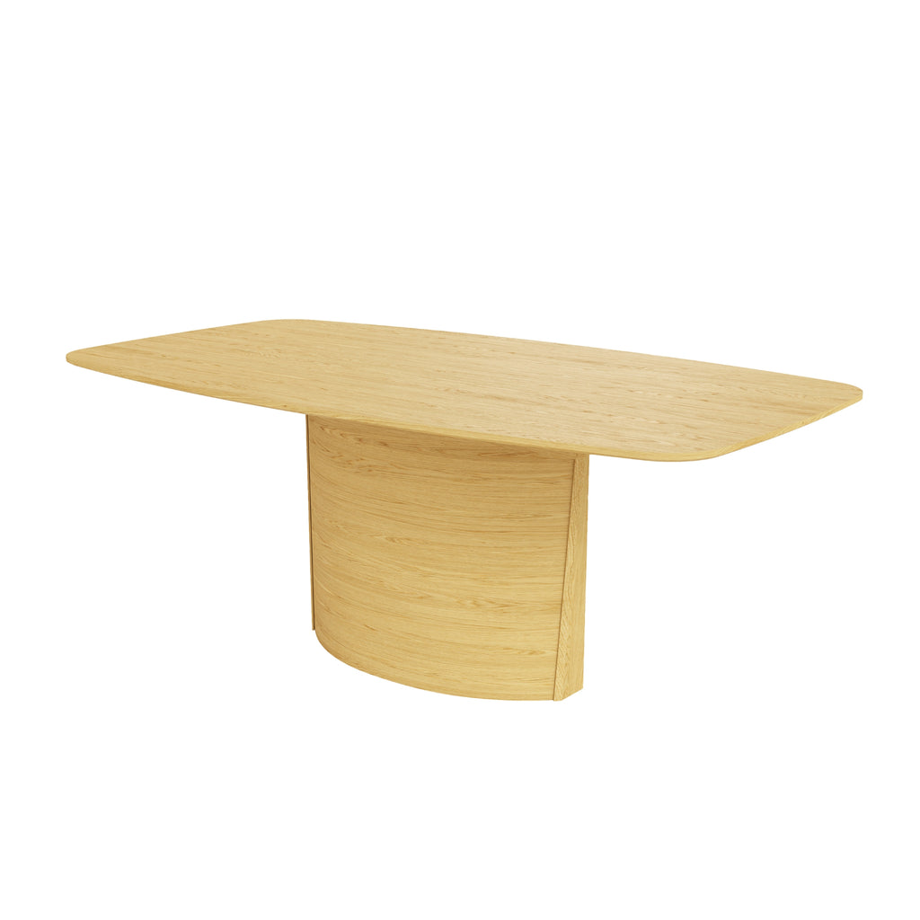 Skovby #117 Dining Table - Boatshaped Dining Table in Oak Lacquer - Skovby | Milola