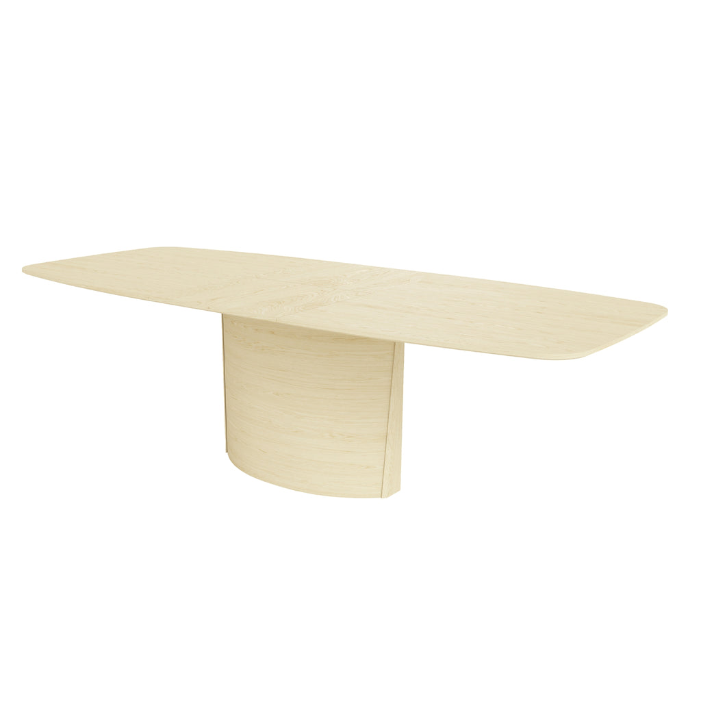 Skovby #117 Dining Table - Boatshaped Dining Table in Oak White Oil - Skovby | Milola