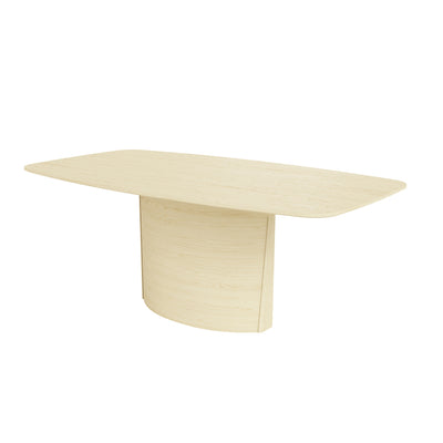 Skovby #117 Dining Table - Boatshaped Dining Table in Oak White OIl - Skovby | Milola