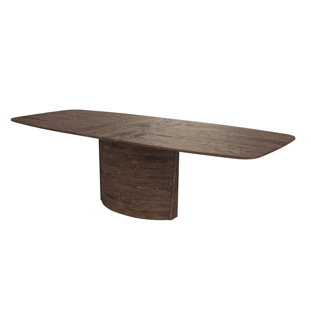 Skovby #117 Dining Table - Boatshaped Dining Table in Walnut Lacquer - Skovby | Milola