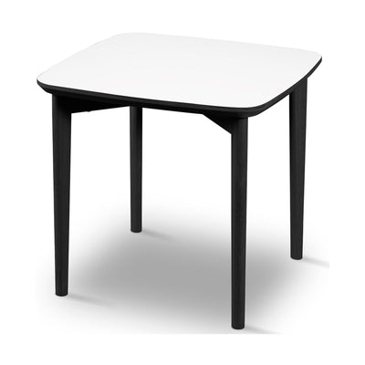 Skovby #240 Coffee Table in Black Oak/White Top with Wooden Legs - Skovby | Milola