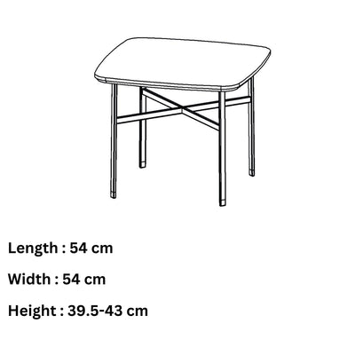 Skovby #240 Coffee Table Dimension with Metal Legs - Skovby | Milola