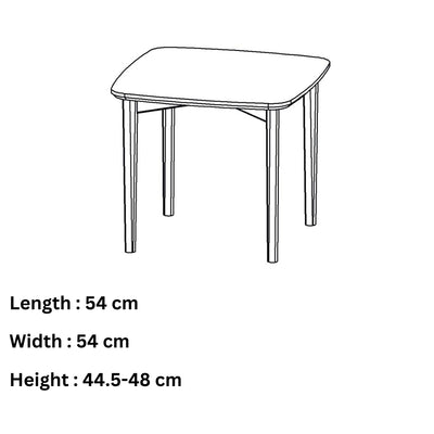 Skovby #240 Coffee Table in Dimension with Wooden Legs - Skovby | Milola