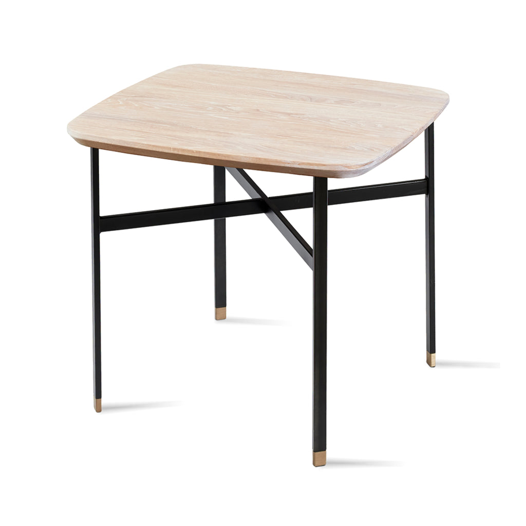 Skovby #240 Coffee Table in Oak White Oil with Metal Legs - Skovby | Milola