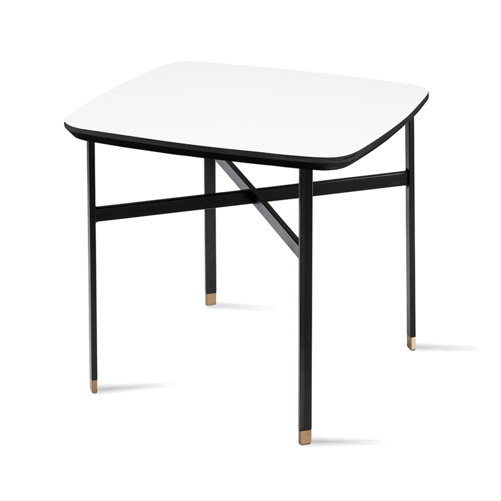 Skovby #240 Coffee Table in White Top with Metal Legs - Skovby | Milola