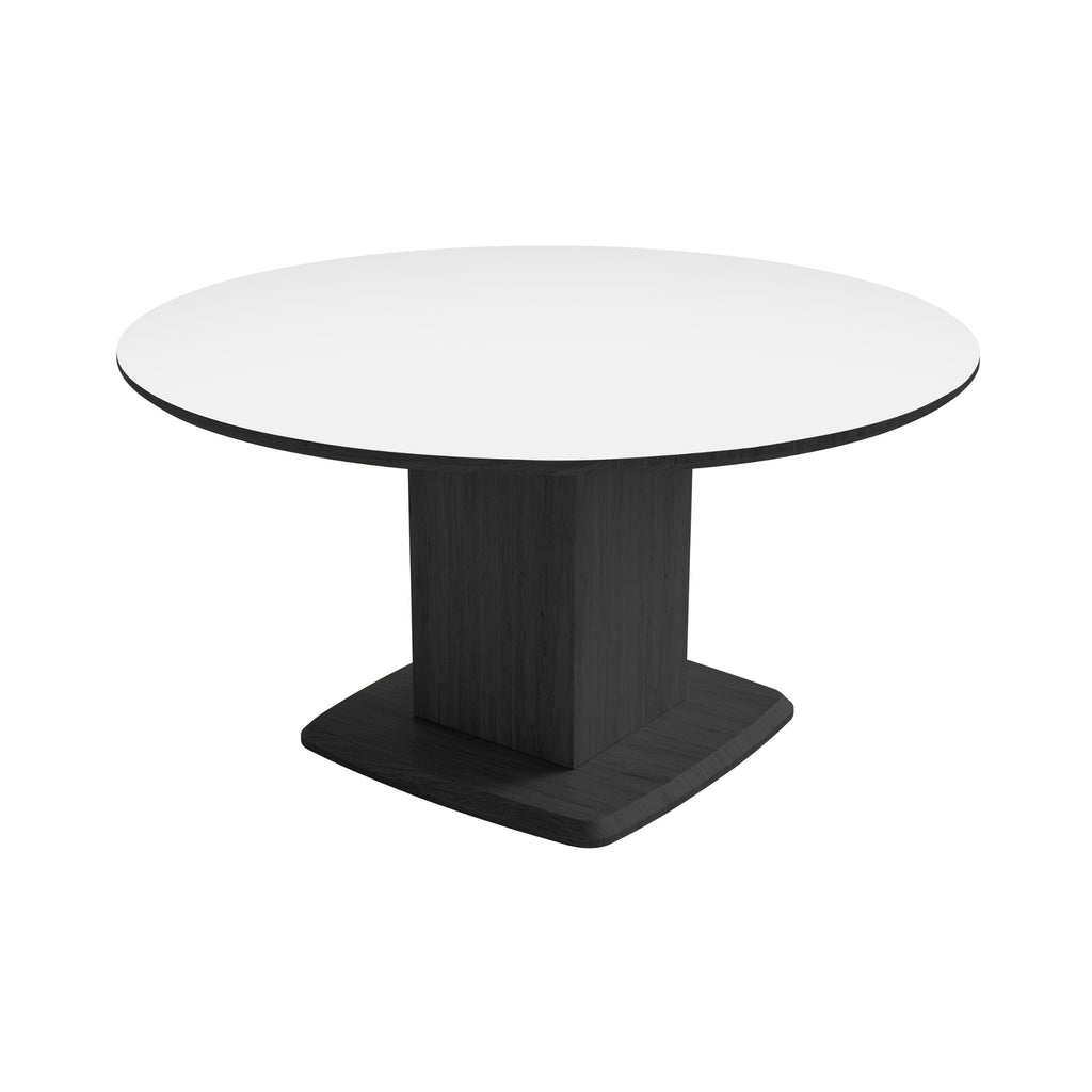 Skovby #243 Coffee Table in Black Oak with White Top - Skovby | Milola