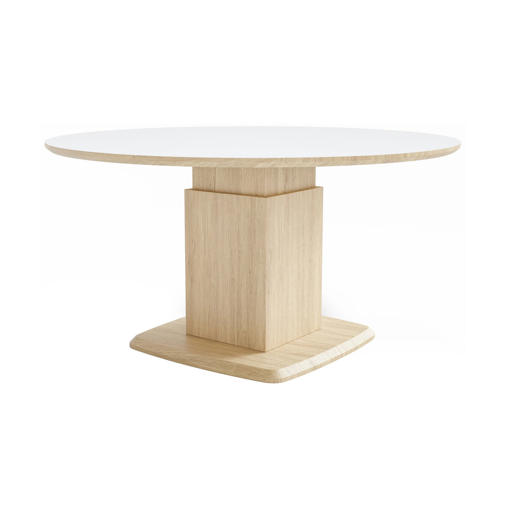 Skovby #243 Coffee Table in Oak White Oil with White Top - Skovby | Milola