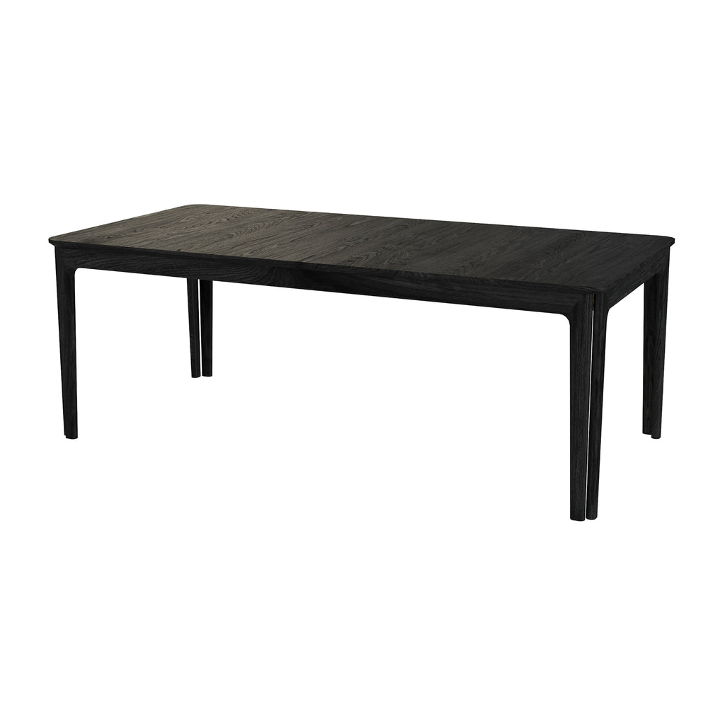 Skovby #27 Extendable Dining Table in Black Oak - Skovby | Milola