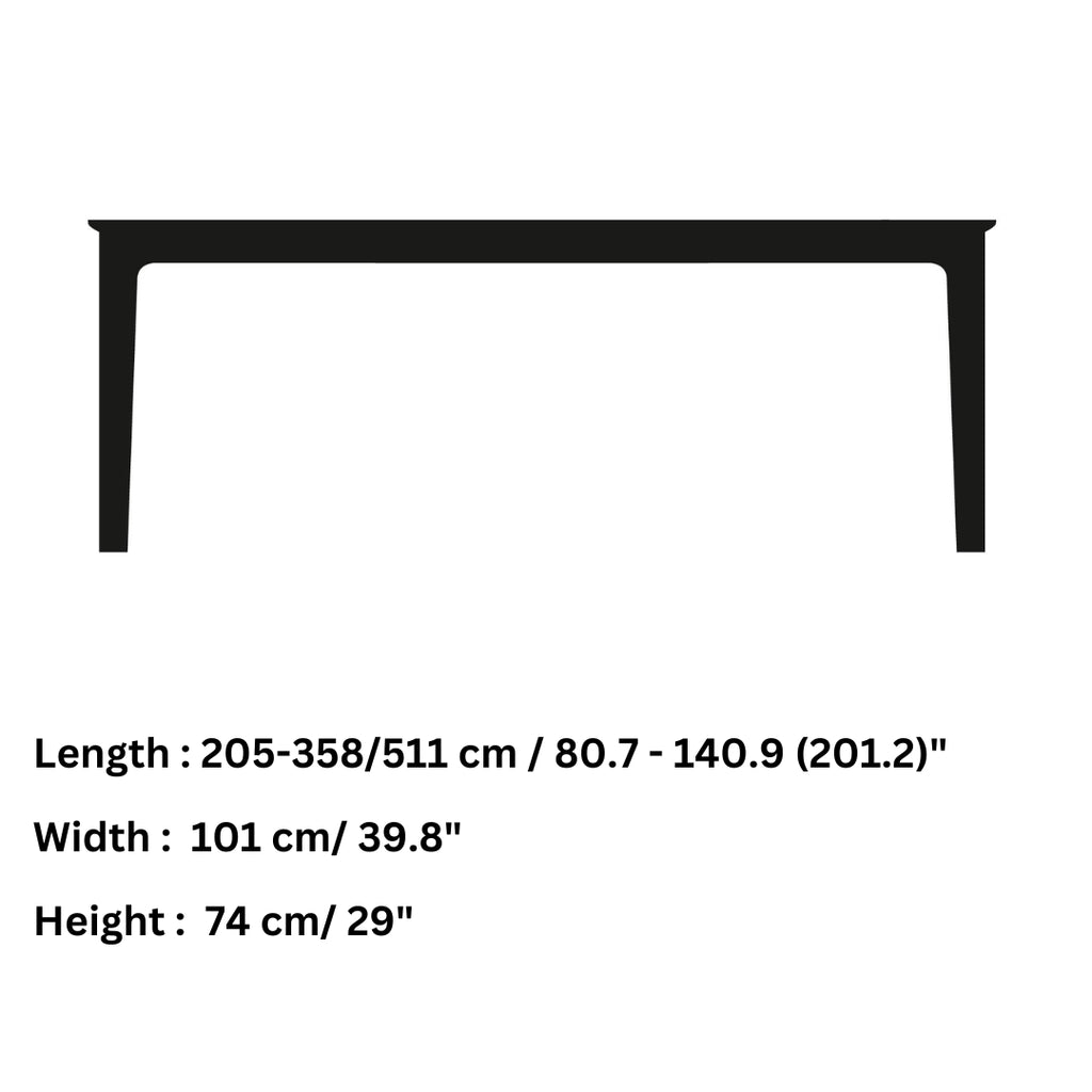 Skovby #27 Extendable Dining Table Dimensions - Skovby | Milola