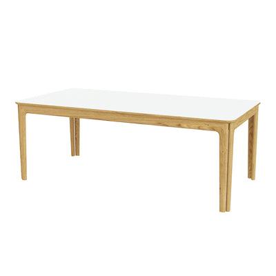 Skovby #27 Extendable Dining Table in Oak Natural Oil with White Top - Skovby | Milola