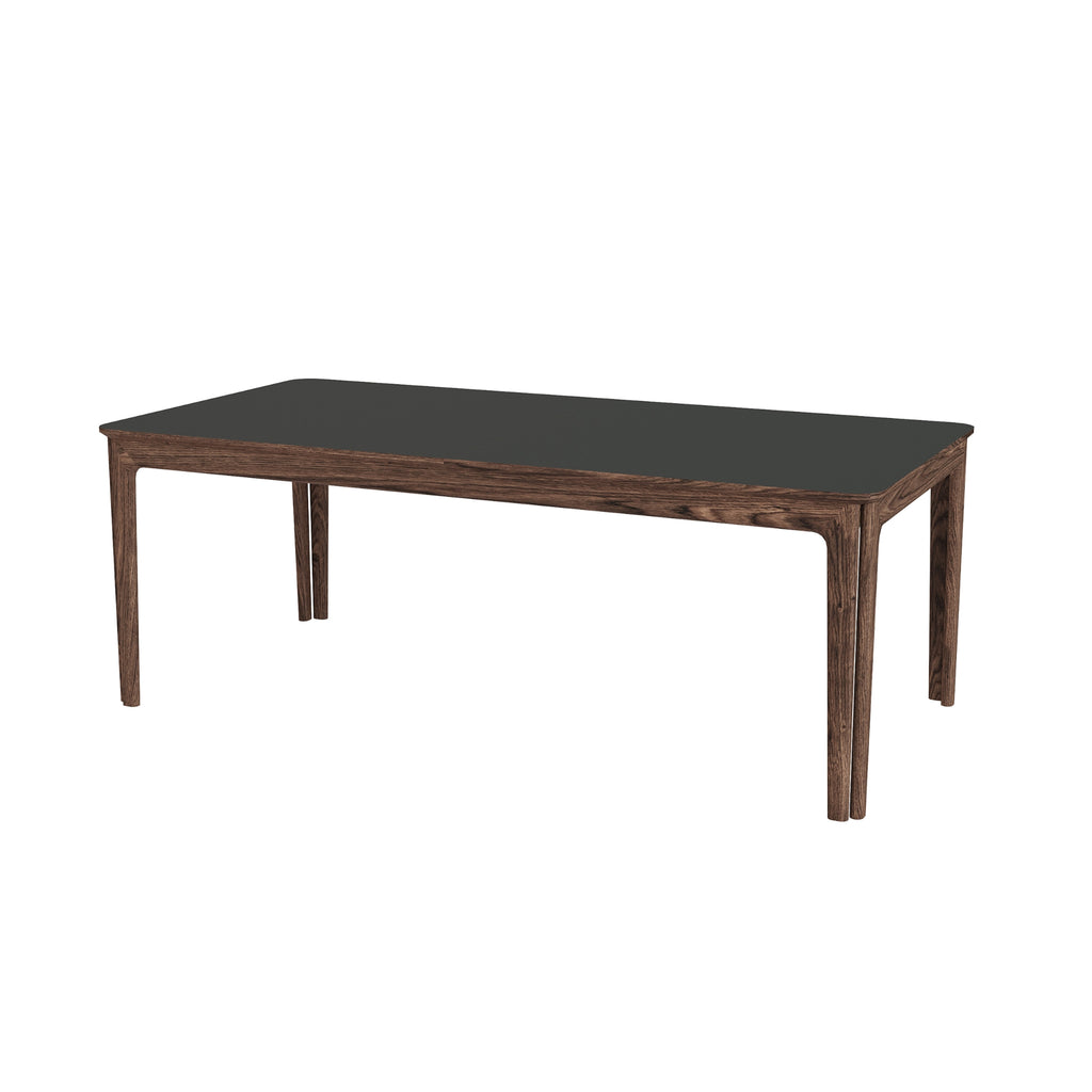 Skovby #27 Extendable Dining Table in Walnut Natural Oil with Black Top - Skovby | Milola