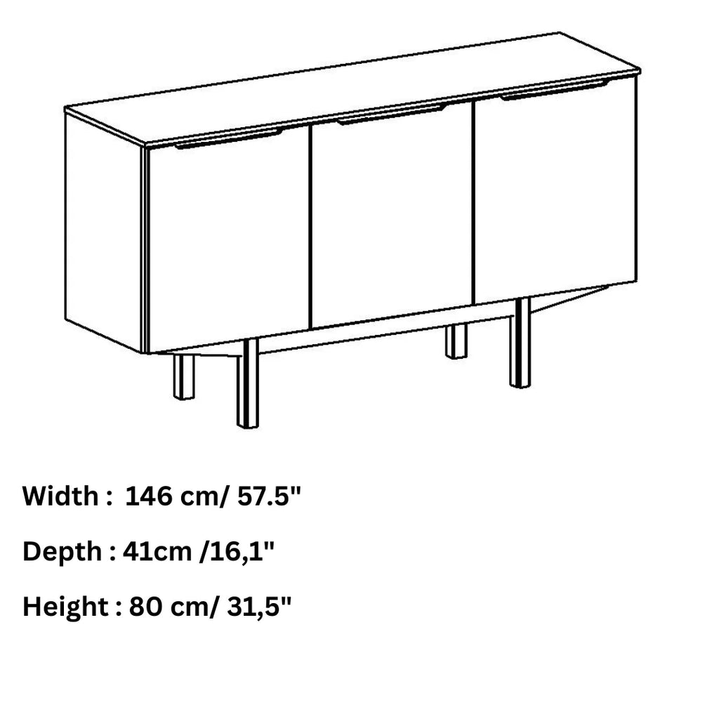 Skovby #304 Sideboard Dimensions - Skovby | Milola