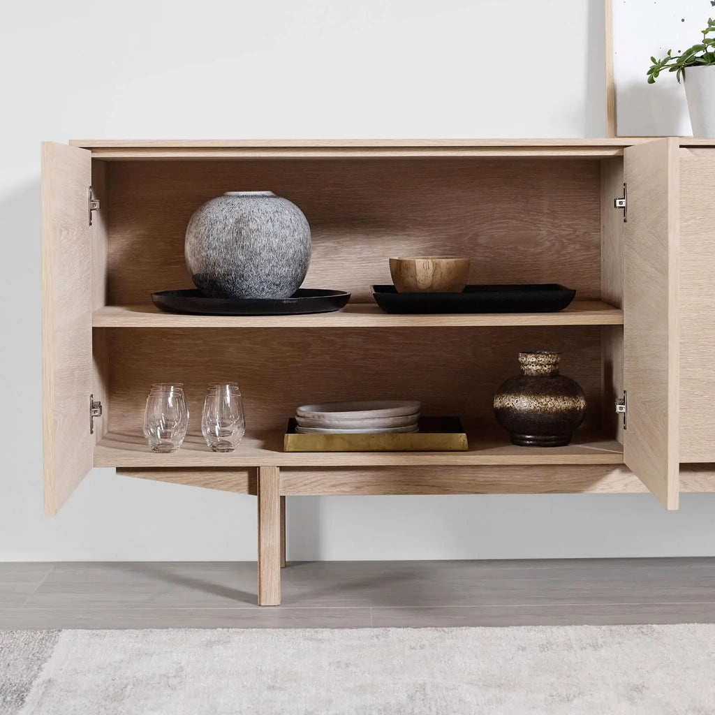 Skovby #304 Sideboard in Oak White Oil - Skovby | Milola