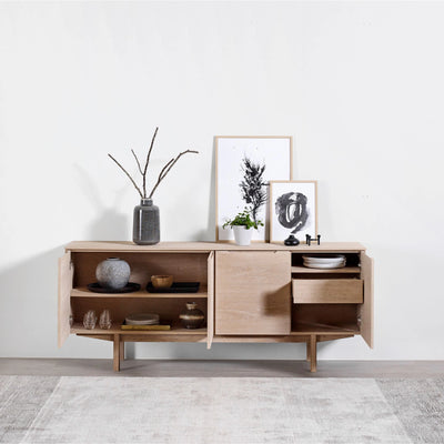 Skovby #306 Sideboard in Oak White Oil - Skovby | Milola