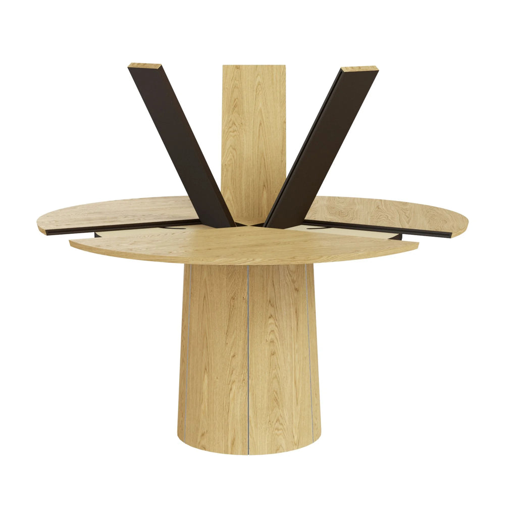 Skovby #33 Extendable Round Dining Table