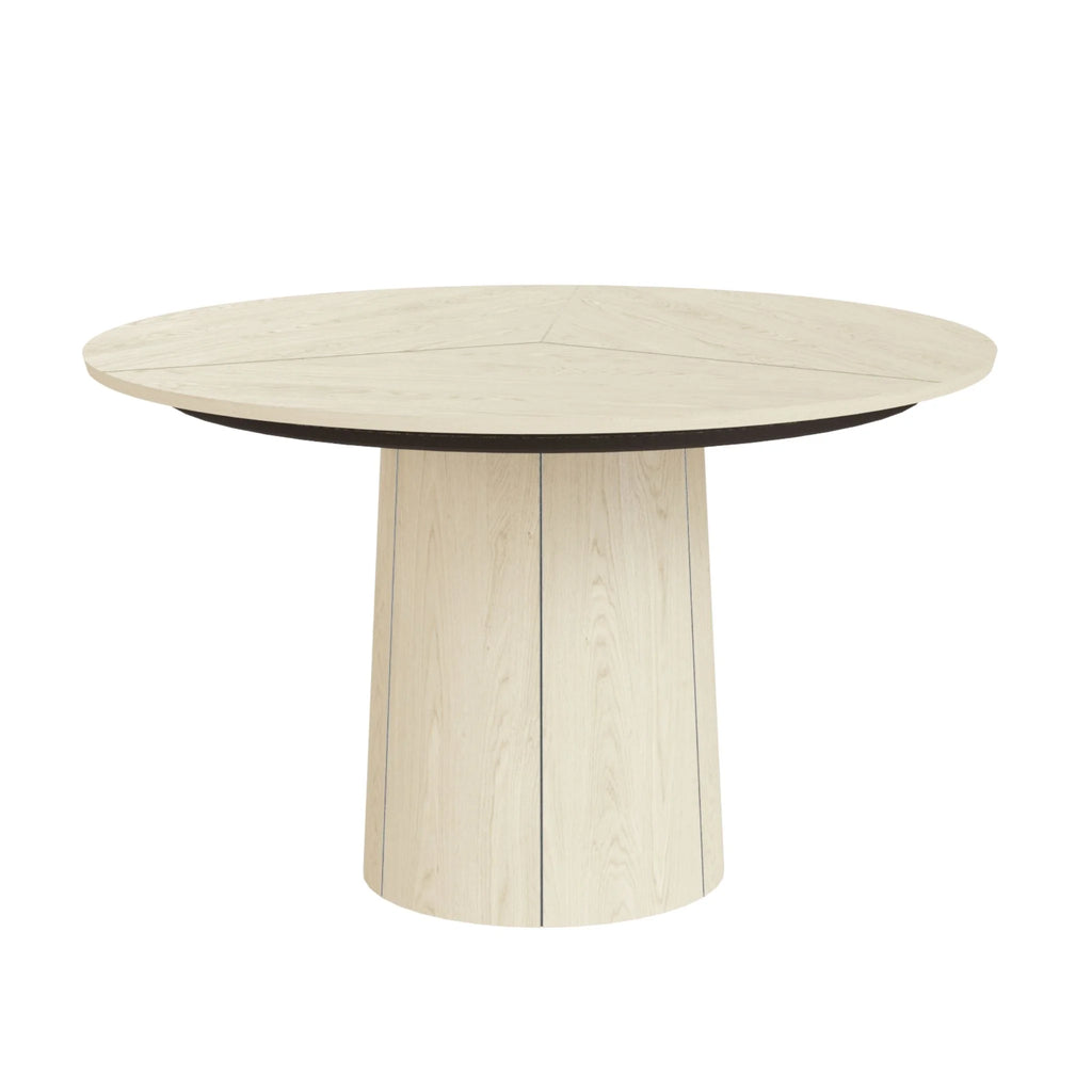 Skovby #33 Extendable Round Dining Table in Oak White Oil - Skovby | Milola