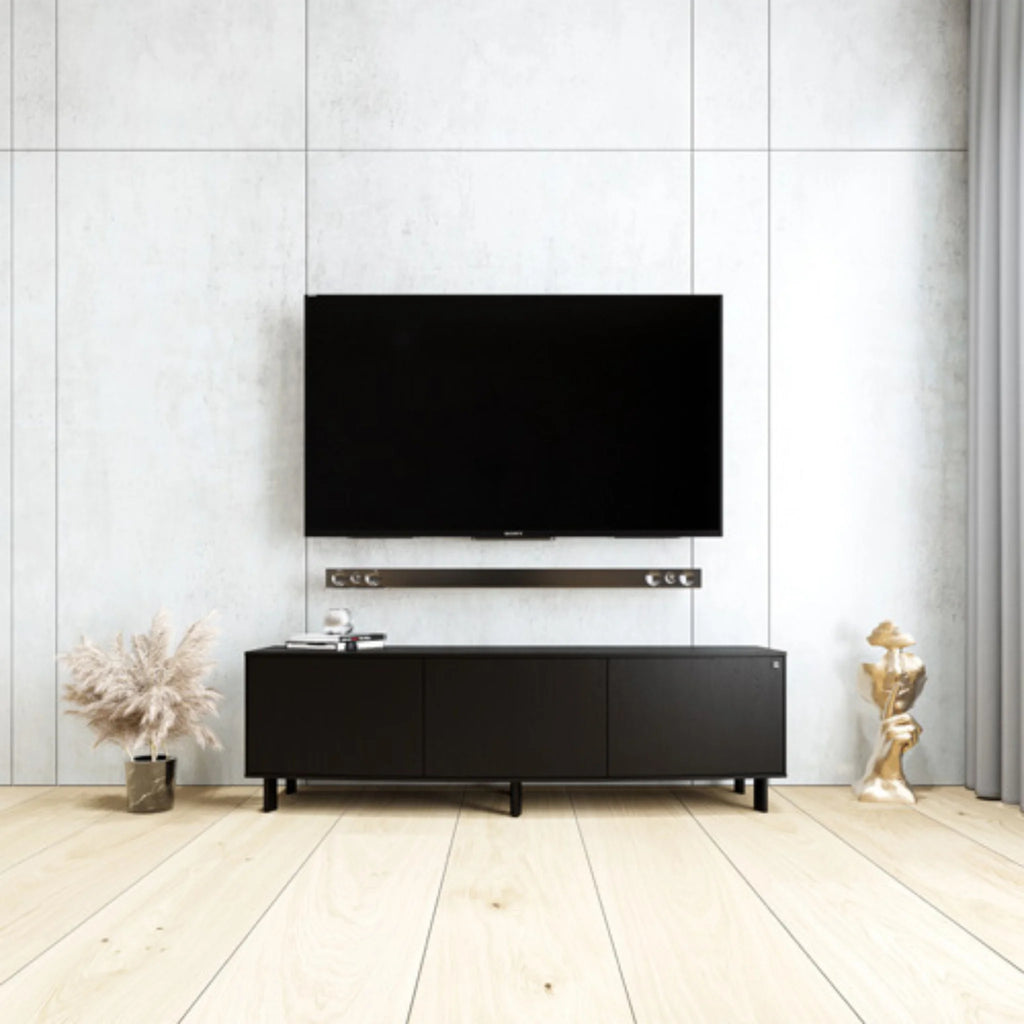 Skovby #411 TV Cabinet in Black Oak - Skovby | Milola