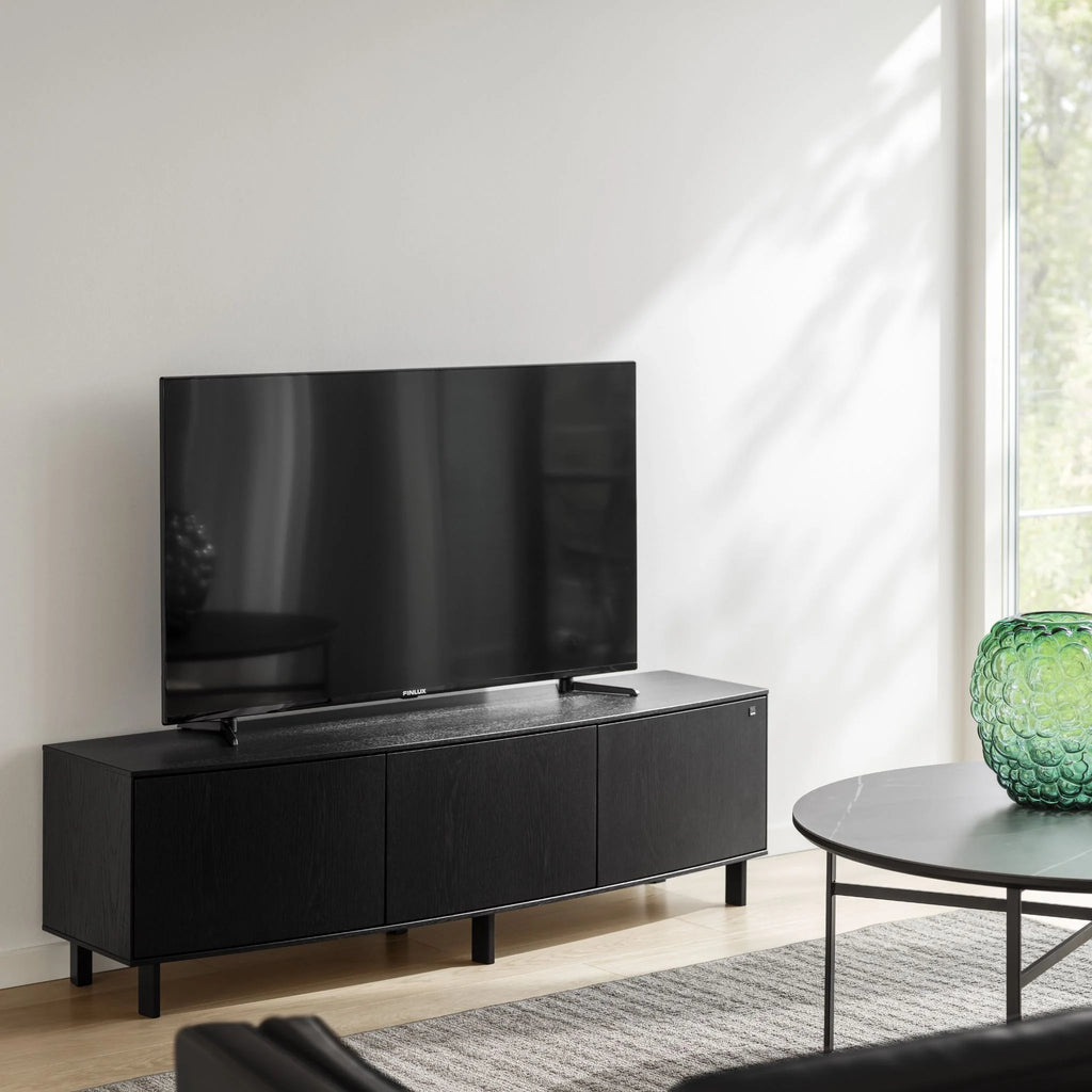 Skovby #411 TV Cabinet in Black Oak - Skovby | Milola