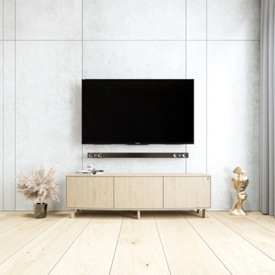 Skovby #411 TV Cabinet in Oak White Oil - Skovby | Milola