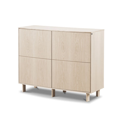 Skovby #412 Sideboard in Oak White Oil - Skovby | Milola