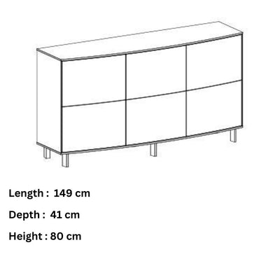 Skovby #413 Sideboard Dimensions - Skovby | Milola