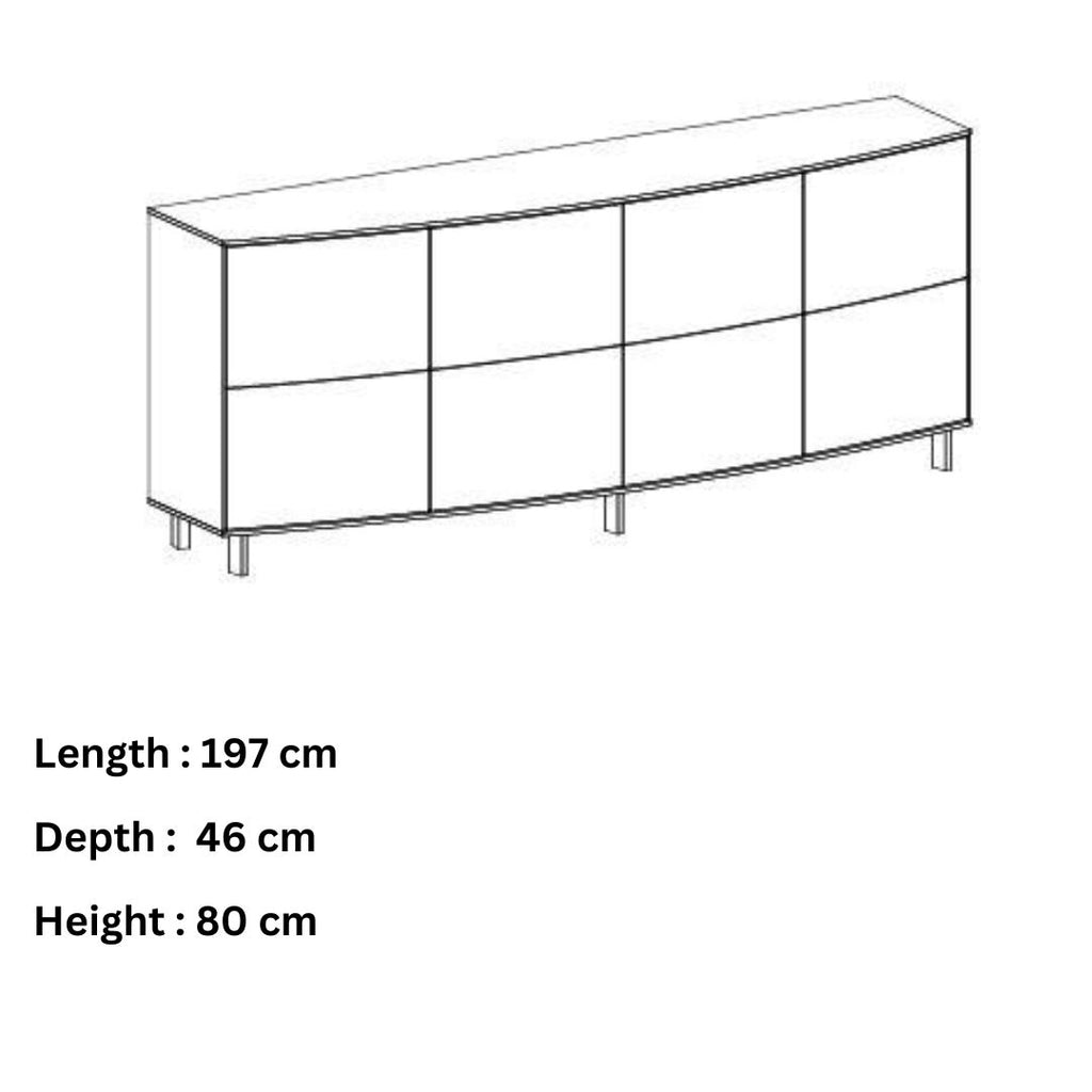 Skovby #414 Sideboard Dimensions - Skovby | Milola