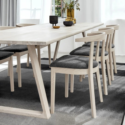 Skovby #52 Dining Chair in Oak White Oil - Skovby | Milola