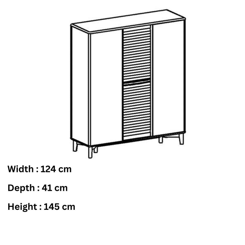 Skovby #546 Dual Furn Bar Cabinet in Dimensions - Skovby | Milola