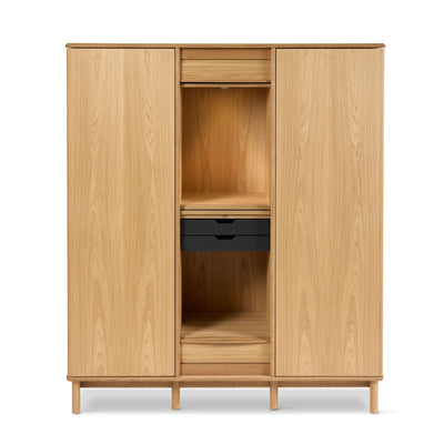 Skovby #546 Dual Furn Bar Cabinet in Oak Natural Oil - Skovby | Milola