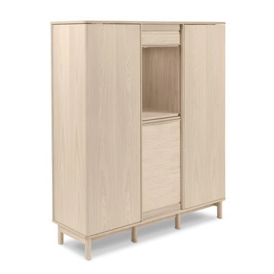 Skovby #546 Dual Furn Bar Cabinet in Oak White Oil - Skovby | Milola