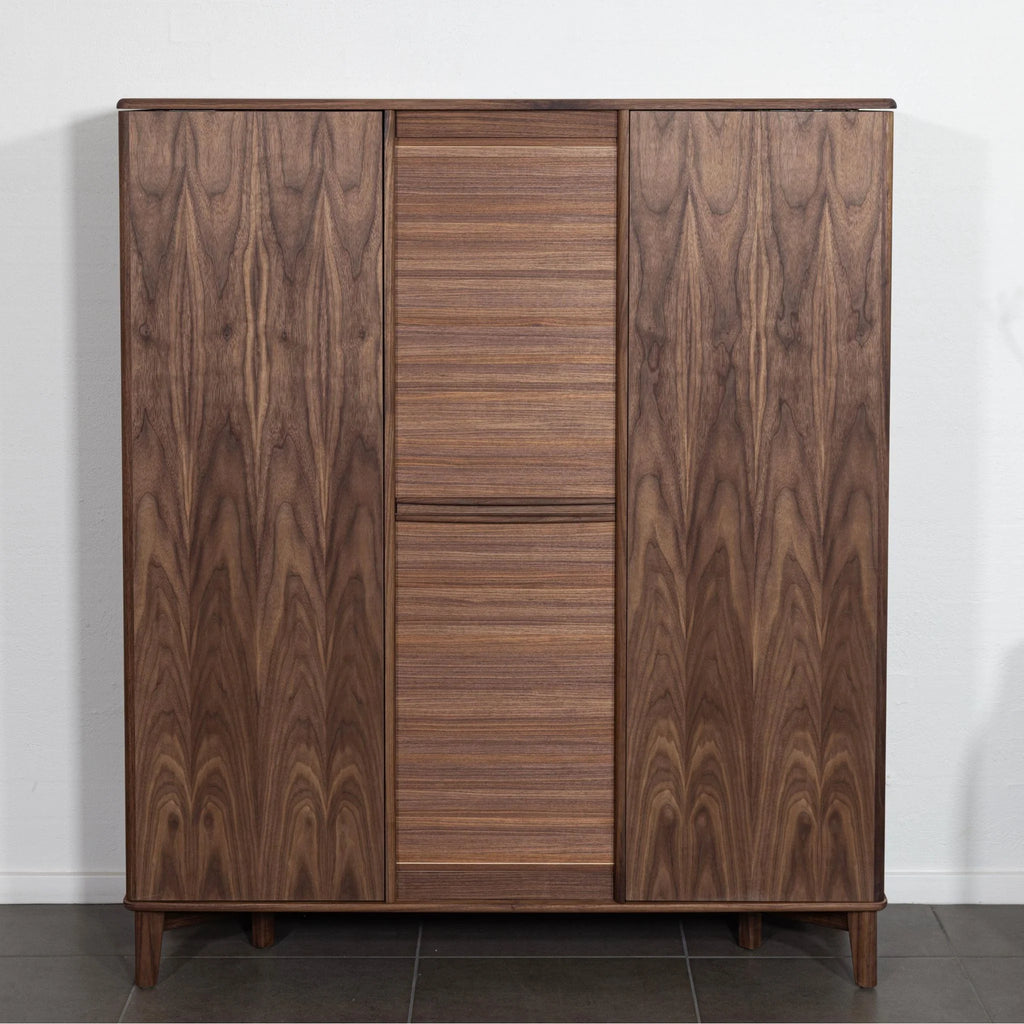 Skovby #546 Dual Furn Bar Cabinet in Walnut Lacquer - Skovby | Milola