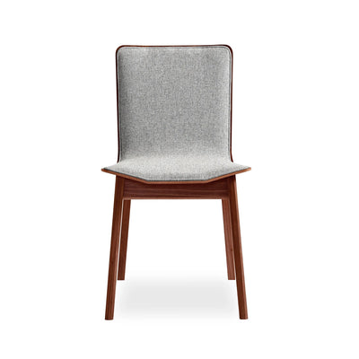 Skovby #807 Dining Chair in Walnut Natural OIl with Upholstered Seat- Skovby | Milola