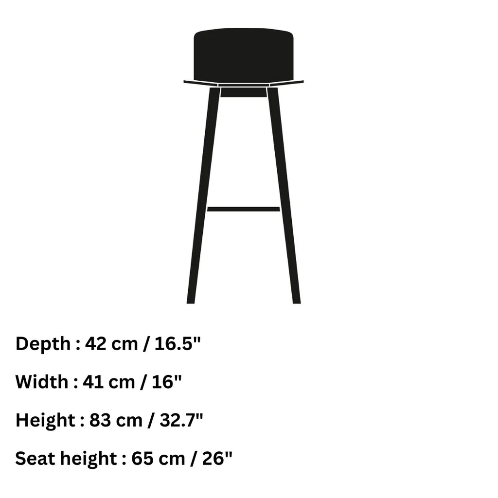 Skovby #808 Counter Stool Dimensions - Skovby | Milola