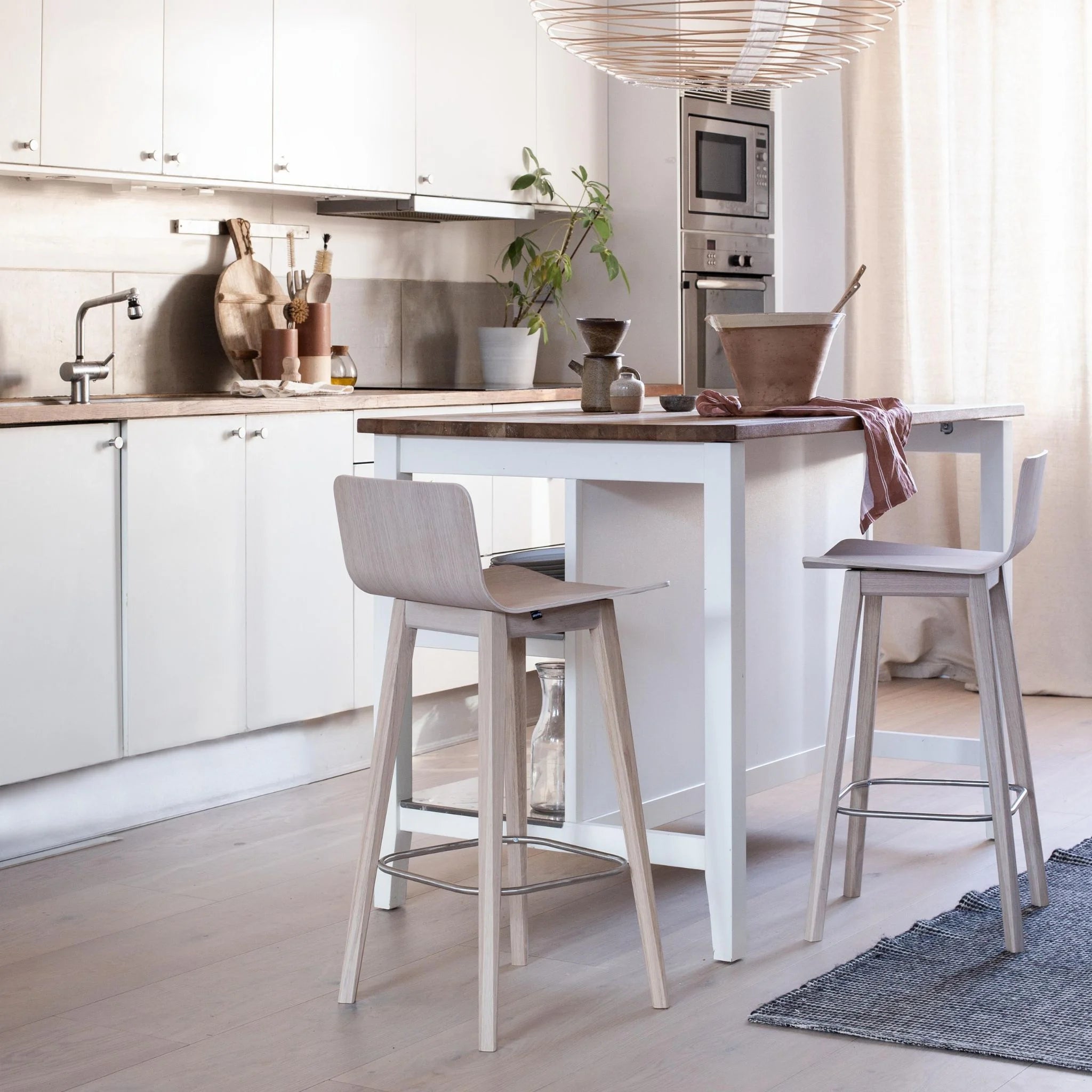 Skovby #808 Counter Stool in Oak White Oil - Skovby | Milola