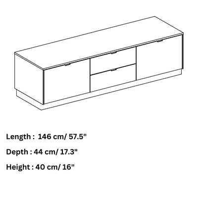 Skovby #931 TV Cabinet Dimensions - Skovby | Milola