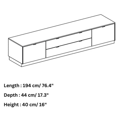 Skovby #941 TV Cabinet Dimensions -  Skovby | Milola