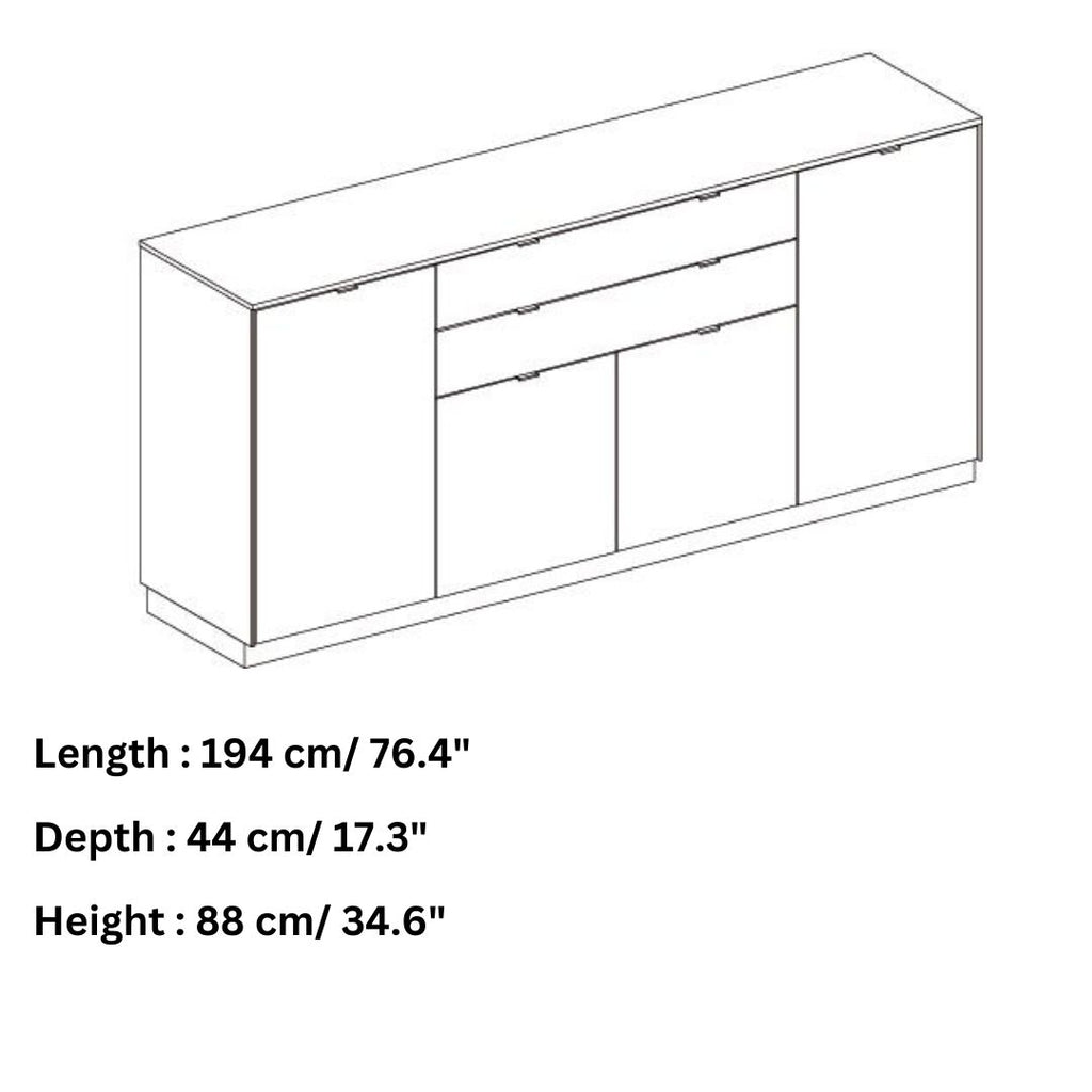 Skovby #942 Sideboard Dimensions - Skovby | Milola