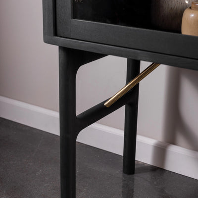 ANT wooden cabinet- with brass detail legs-Kristensen Kristensen-MIlola