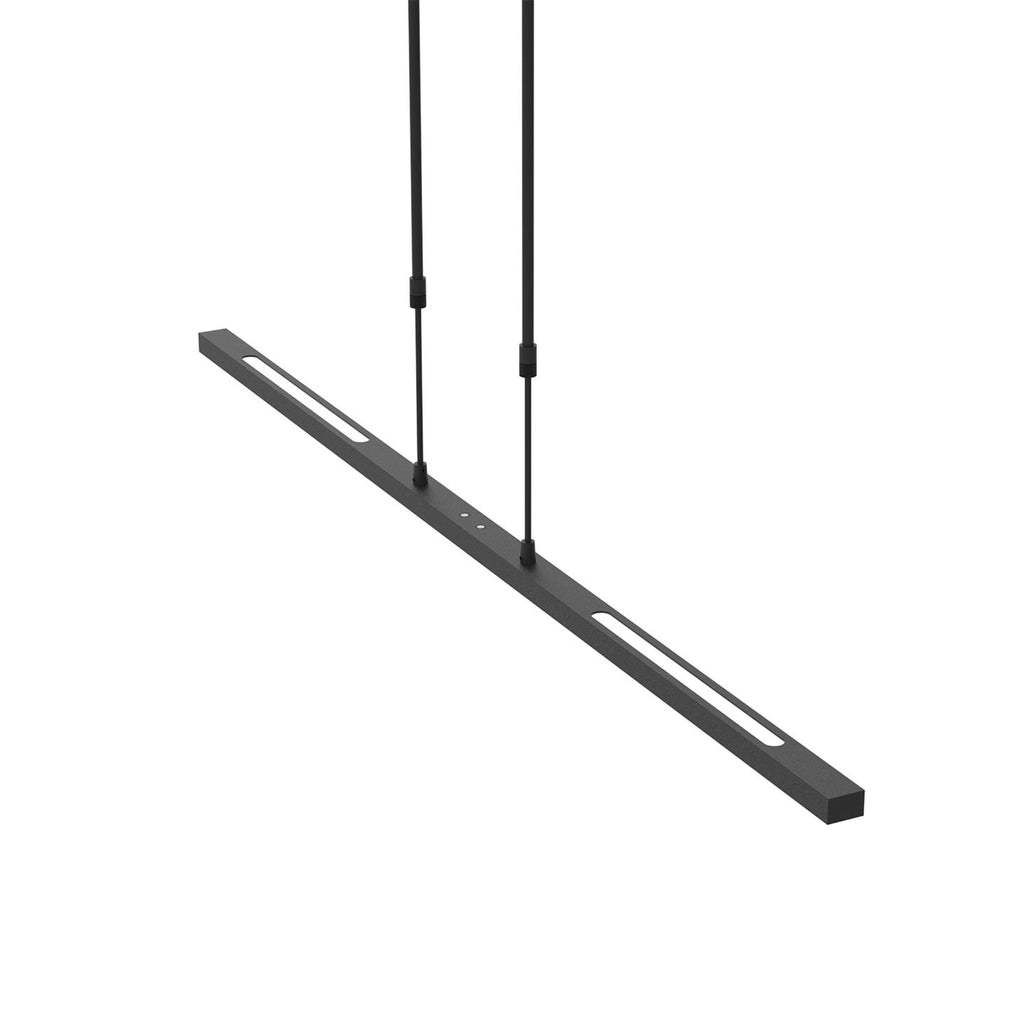 BANDE Hanging Height Adjustable Strip Light in Black - Steinhauer | Milola