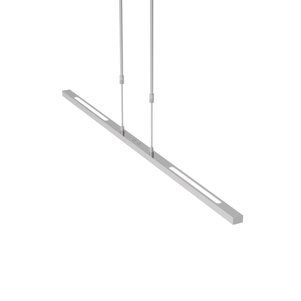 BANDE Hanging Height Adjustable Strip Light in Steel - Steinhauer | Milola