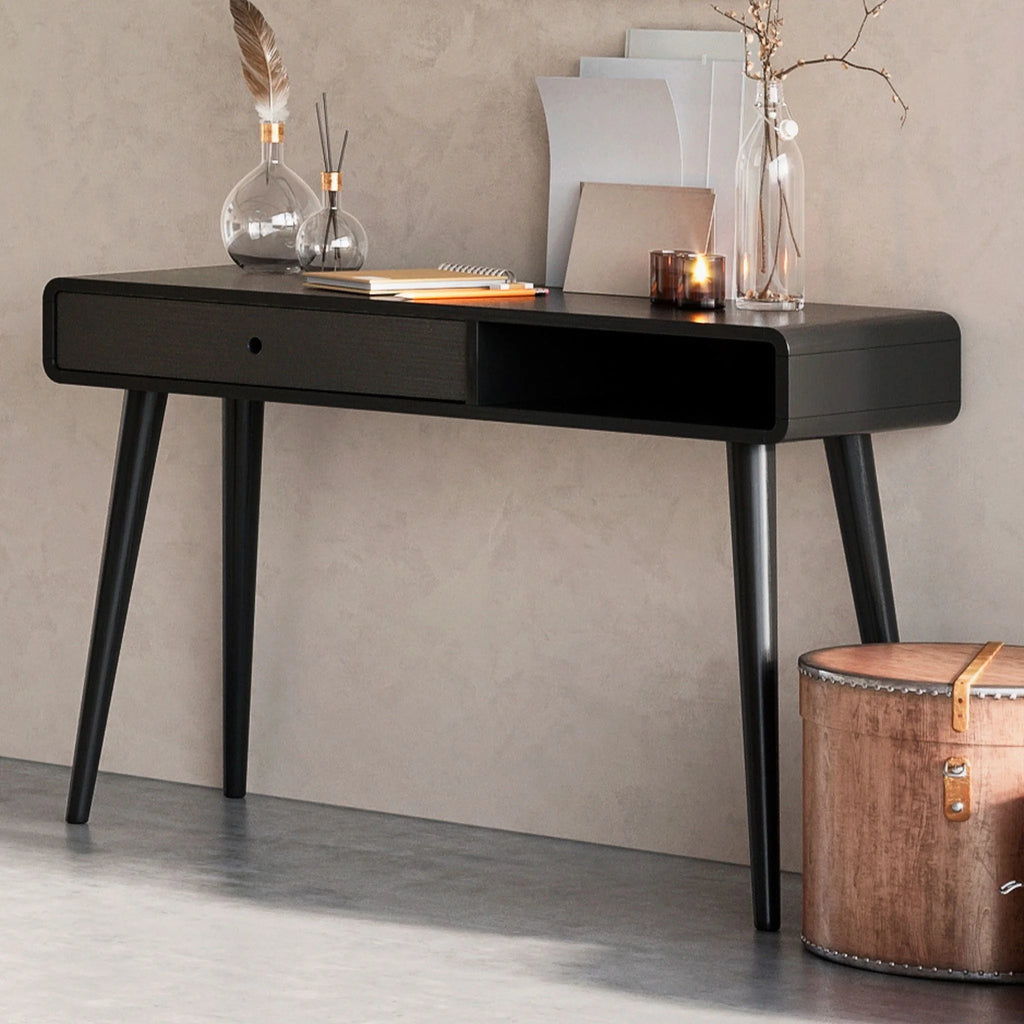 CASØ 500 Console Table in Black Stained Oak -  CASØ | Milola