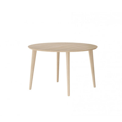 CASØ 503 Round Extendable Dining Table in White Oiled oak - CASØ | Milola