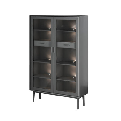 CASØ 700 Display Cabinet in Black Stain - CASØ | Milola