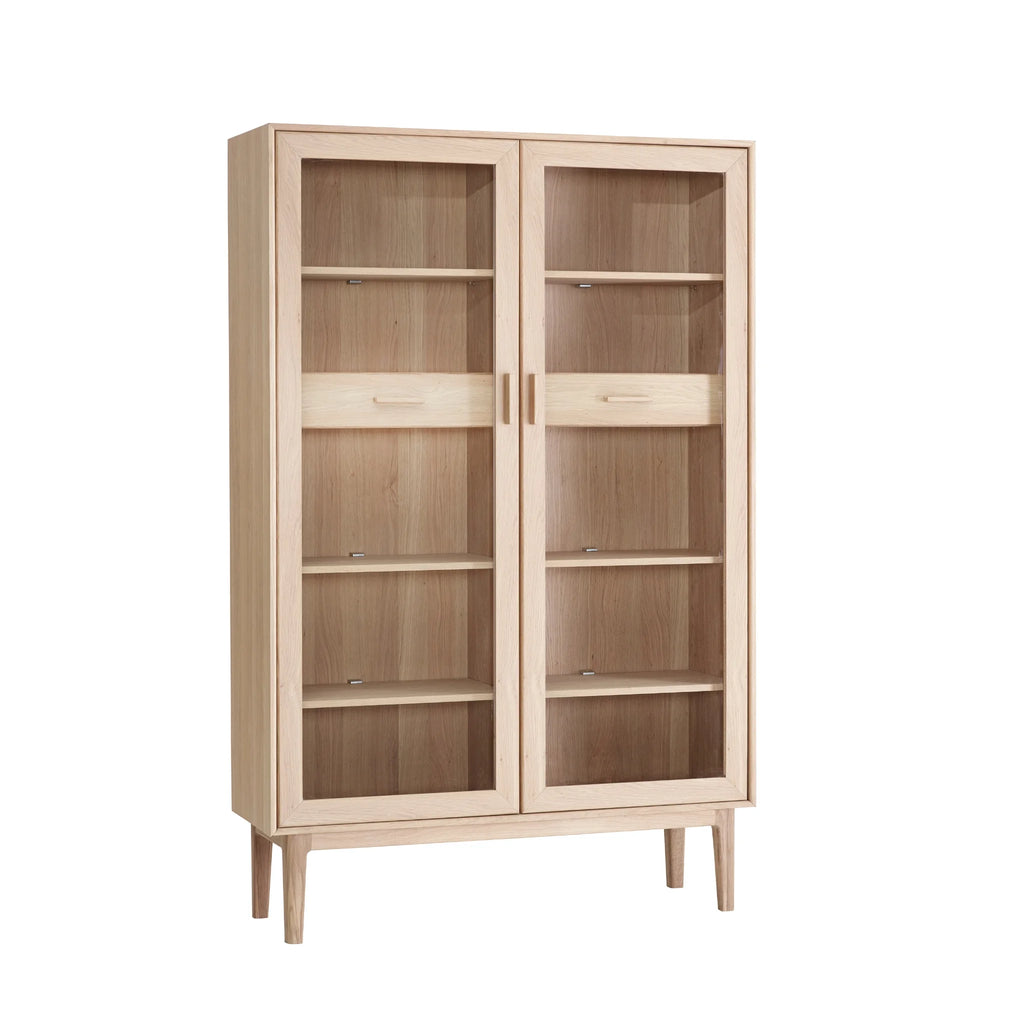 CASØ 700 Display Cabinet in White Oak - CASØ | Milola