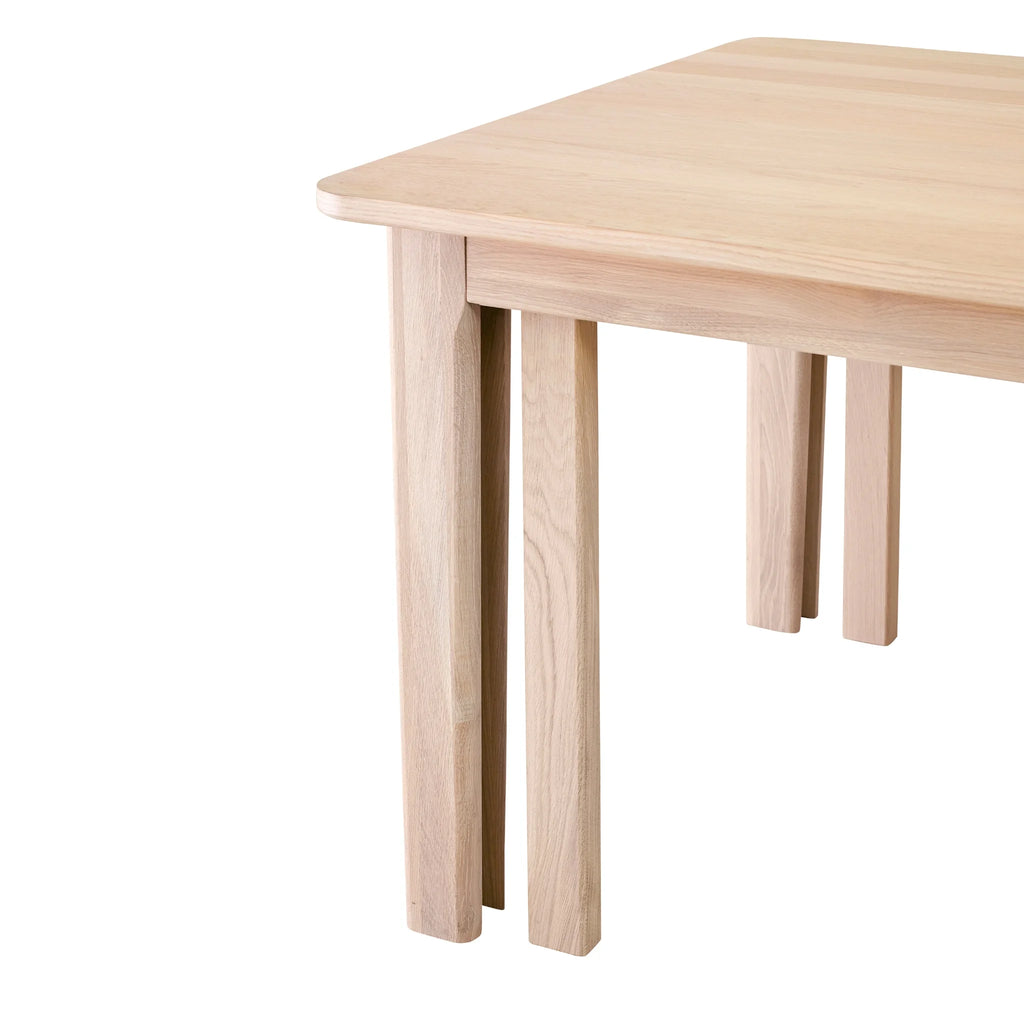 CASØ 701 Extendable Dining Table in White Oiled Oak - CASØ | Milola