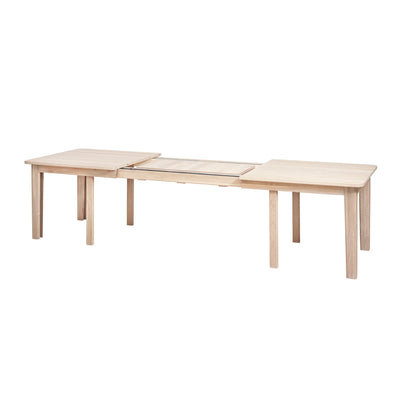 CASØ 701 Extendable Dining Table in White Oiled Oak - CASØ | Milola