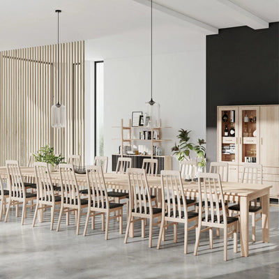 CASØ 701 Extendable Dining Table in White Oiled Oak - CASØ | Milola